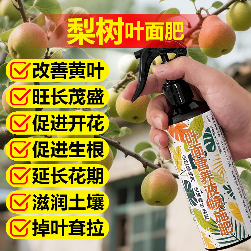 梨树专用肥料梨子果树苗营养液喷剂有机肥盆栽种植专用土叶面肥料