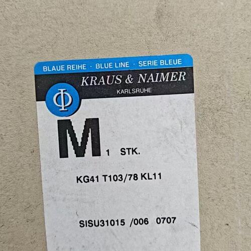 KRAUS&NAIMER转换开关KG41 T103KG41B T103/04 EKG41B T103/05 E