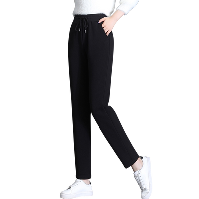 加绒运动裤女秋冬2025新款