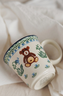 MY家 - 波兰陶瓷 手绘 typD19 日式精巧腰身手握茶杯酒杯咖啡杯