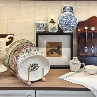 中古现货 盘子碟子餐具陶瓷 Wedgwood 浮雕高颜值平盘圆形家用欧式