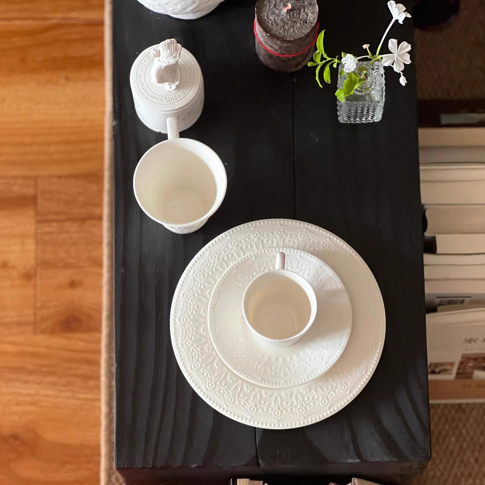 现货轻奢精致花朵骨瓷欢愉假日陶瓷马克杯水杯欧式杯子茶杯咖啡杯