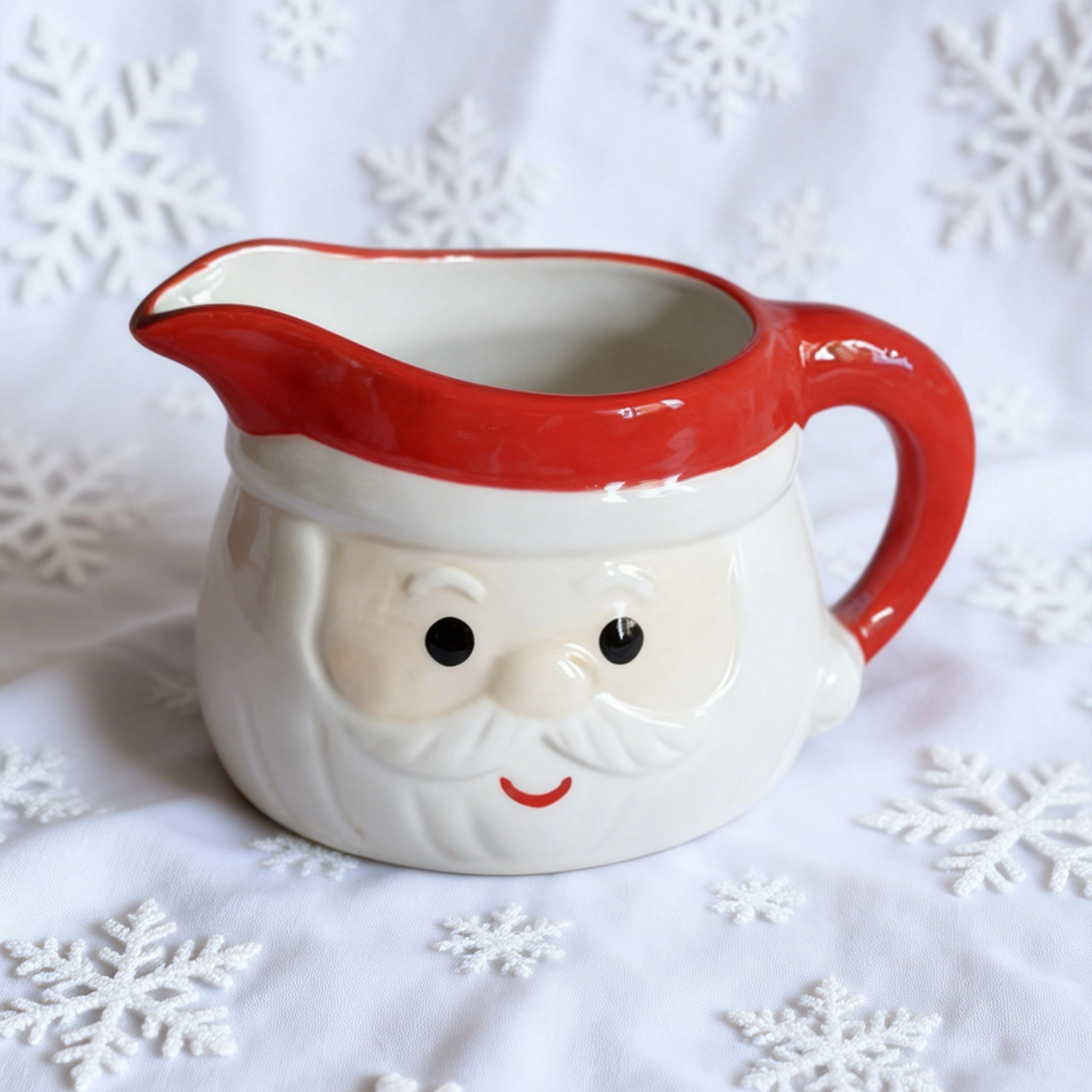圣诞节可爱咖啡杯马克杯配碟水杯陶瓷手绘圣诞老人小熊把手杯情侣