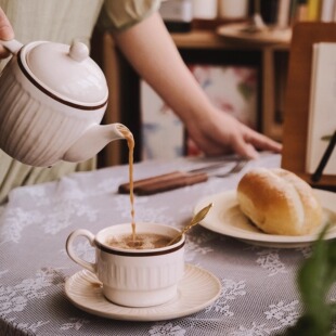 日式窑变复古陶瓷做旧餐具套装茶杯马克杯水壶盘子咖啡杯浮雕茶壶