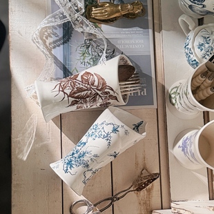 景德镇陶瓷筷子笼厨房置物架新款高颜值沥水筷子筒家用刀叉收纳盒