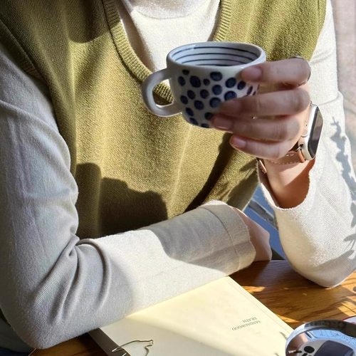 高颜值意式浓缩咖啡杯陶瓷迷你茶杯马克杯60ml韩式可爱萌茶杯手捏