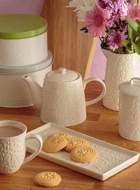 DH马克杯ins浮雕咖啡杯北欧白色简约陶瓷杯高颜值设计感家用水杯