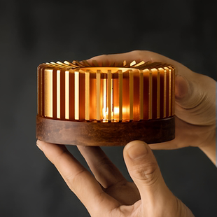 温茶器茶壶加热底座烛火温茶炉日式暖茶炉家用茶道炉座蜡烛煮茶炉