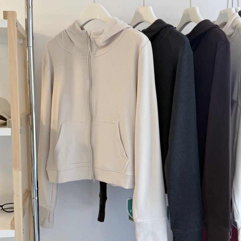 拉链开衫外套内穿上衣短款