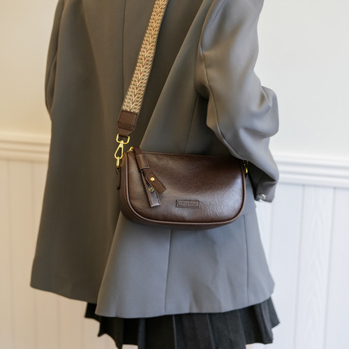 复古单肩波士顿包女2025新款