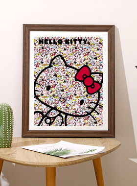 现代简约3djp拼图框58.8×72.8装裱拼图框架1200片300片600片定制