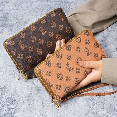 长款钱包女款时尚大容量双层皮夹