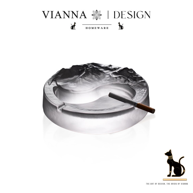 VIANNA冰山烟灰缸日式玻璃