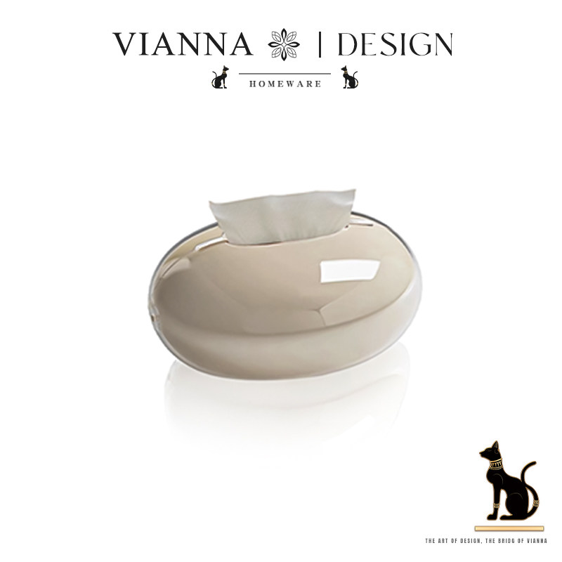 VIANNA丨慈羽·EDHF奶油风磁吸水滴纸巾盒客厅茶几餐厅创意抽纸盒,收纳整理,纸巾盒,淘宝优惠券,粉丝福利购,淘宝优惠卷