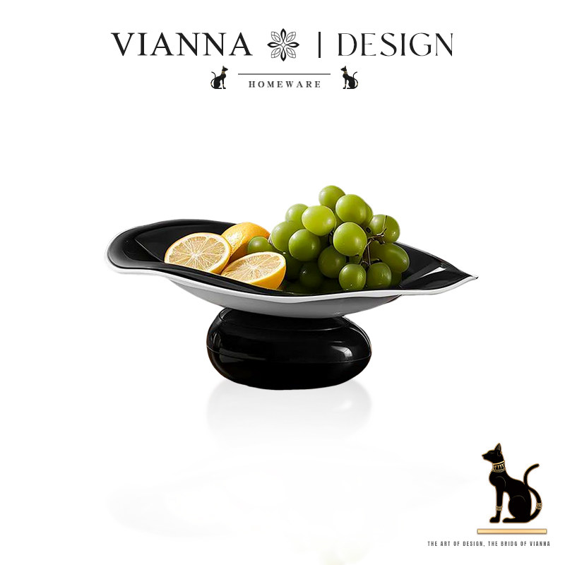 VIANNA丨果绯·EIDA高颜值不规则水果盘客厅高脚沥水托盘零食收纳,餐饮具,果盆/果盘/果篮,淘宝优惠券,粉丝福利购,淘宝优惠卷
