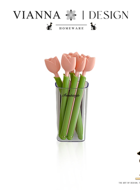 VIANNA丨简余·EFDB高颜值郁金香封口夹家用防潮零食夹可吸附冰箱