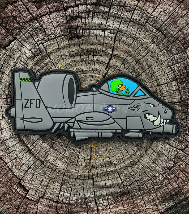 正品现货 ZFD a10 Warthog PVC Patch a10疣猪夜光限量版臂章