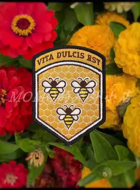 正品现货 PDW Honey Bee Formation Flash 三只蜜蜂图案臂章