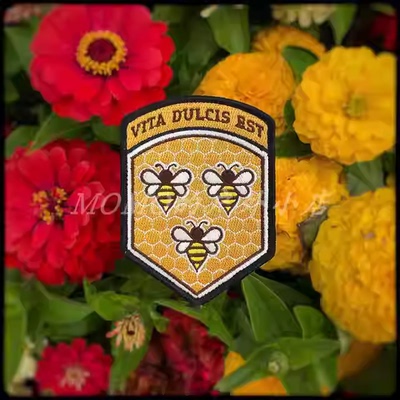 正品现货 PDW Honey Bee Formation Flash 三只蜜蜂图案臂章