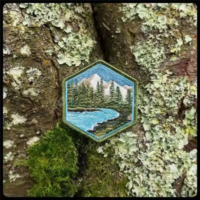 现货PDW River Runs Through It Morale Patch户外风景限量版臂章