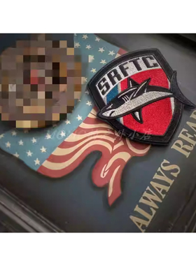 正品现货 SU shark Morale Patch 鲨鱼图案 限量版臂章