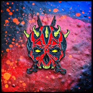 现货 DARTH SKAUL 翻领别针 正品 PIN 星战图案款