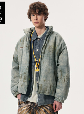 GENANX闪电潮牌2025冬季新款厚外套户外防寒高级感穿搭90绒羽绒服