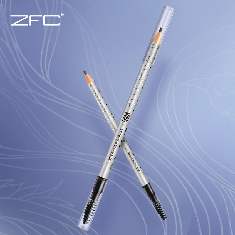 ZFC眉笔 魅师极细双头拉线笔防水防汗不易晕染眉粉立体眉形眼线笔