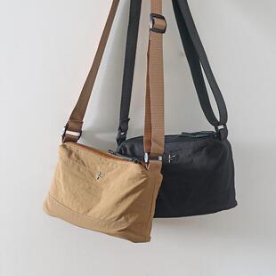 韩版文艺简约休闲单肩斜挎小布包多隔层防泼水轻便百搭小包包女