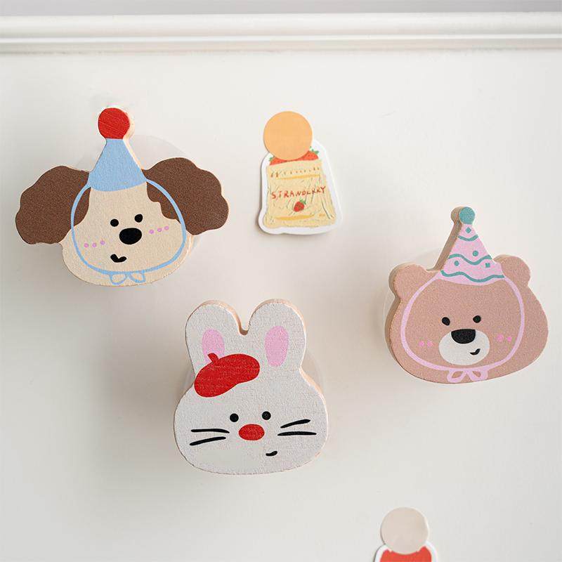 可爱动物头像装饰挂钩高颜值免打孔粘钩玄关钥匙挂件diy柜门把手,家居饰品,装饰挂钩,淘宝优惠券,粉丝福利购,淘宝优惠卷