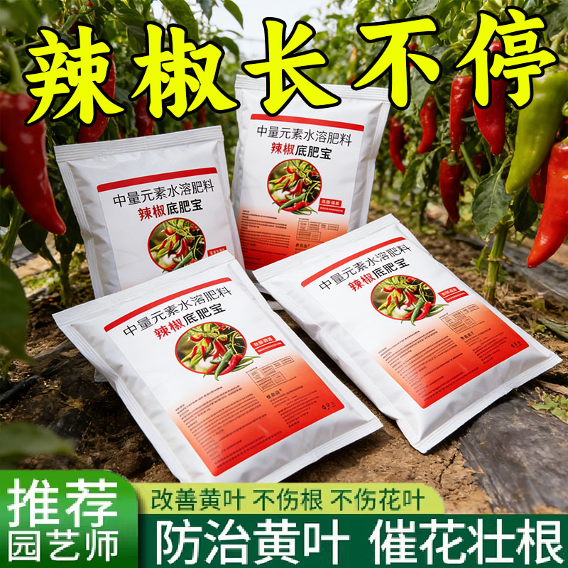 辣椒专用肥蔬菜椒青椒朝天椒