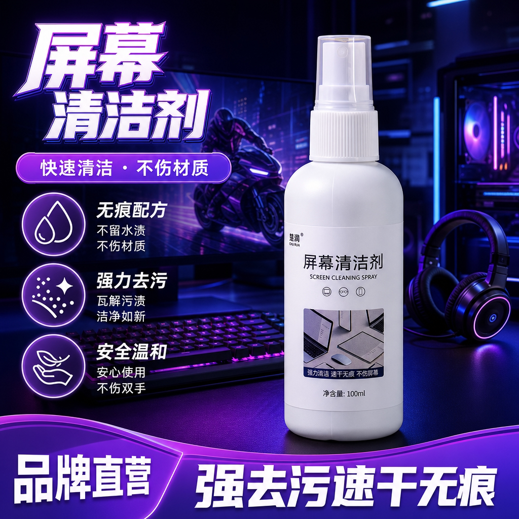 屏幕镜片防雾清洁喷雾