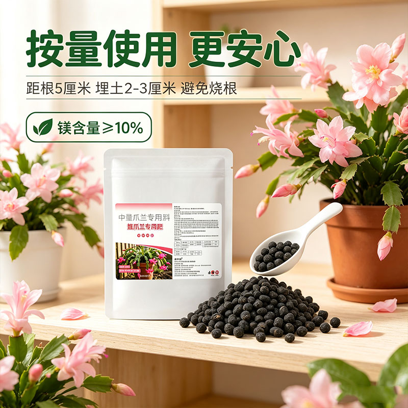蟹爪兰专用镁肥防黄叶促花苞