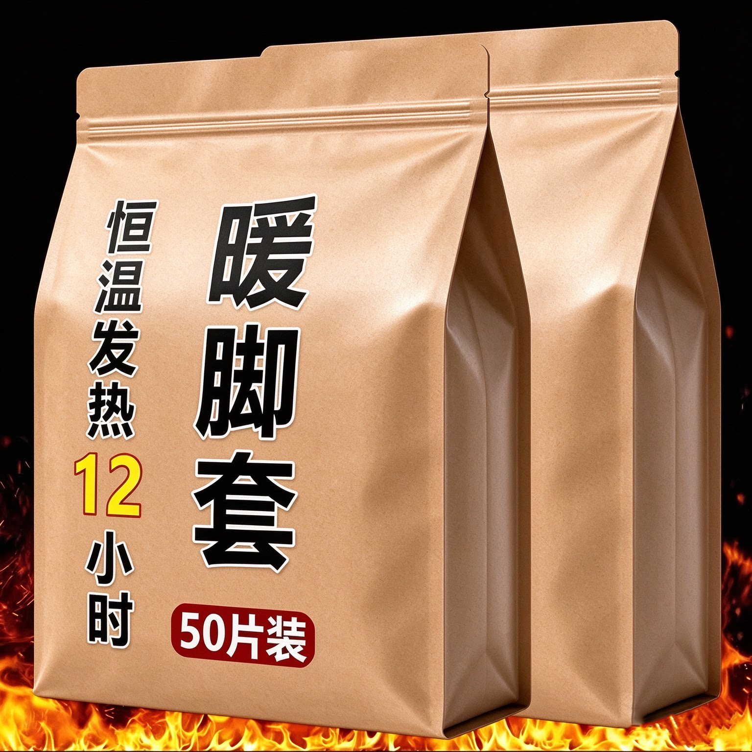 发热脚套发热鞋垫袜子穿戴式