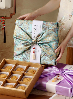 教师节伴手礼盒苏式牡丹花酥礼盒