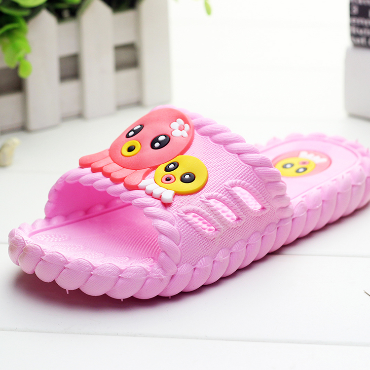 Pantoufles enfants en autre pour printemps - semelle caoutchouc antidérapant - Ref 1003729 Image 5