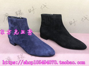 SLP316062女短靴 LUNA牛皮真皮时尚 新品 2023秋冬季