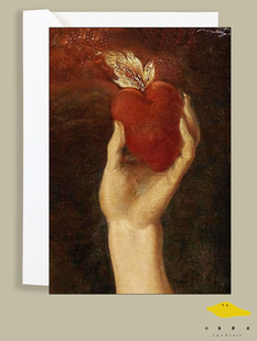 burning炽热的爱为你无尽燃烧 告白情人节生日送女友祝福卡明信片