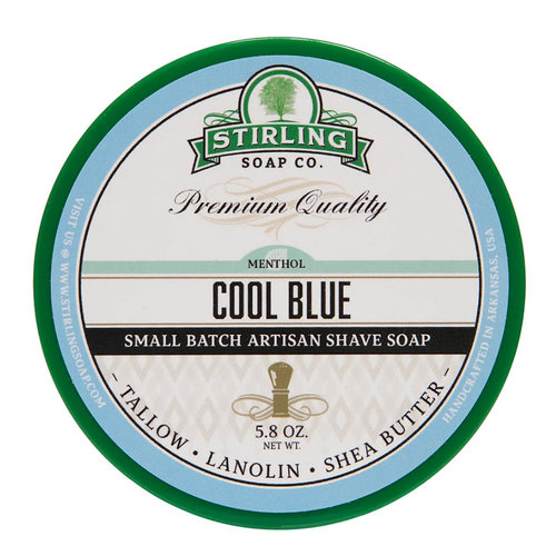 帝诗男士剃须皂斯特林剃须皂COOL BLUE 酷蓝剃须皂刮胡泡沫皂