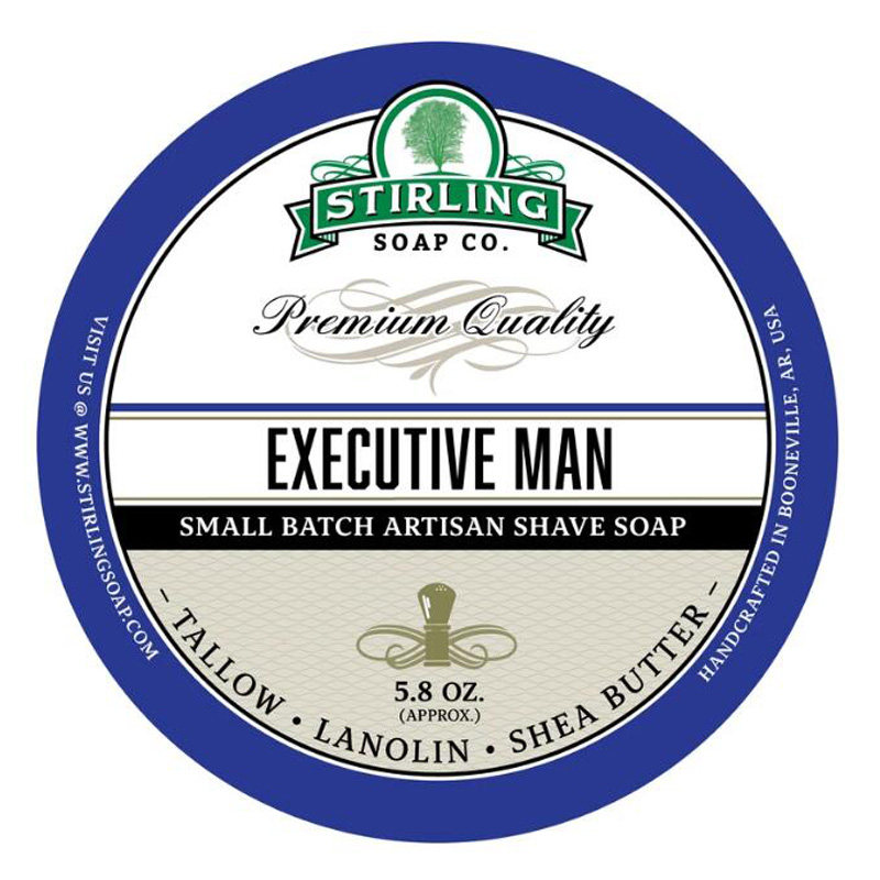 帝诗剃须皂 stirling soap executive man 执行官 男士剃须泡沫皂