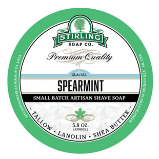 帝诗男士剃须皂斯特林剃须皂冰川留兰香刮胡泡沫皂