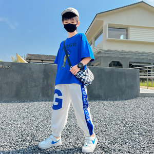儿童装男童夏装套装新款中大童
