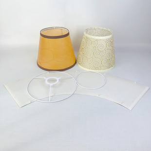 仿羊皮纸灯罩PVC台灯壁灯落地灯罩可拆卸式灯罩E27DIY创意灯伞