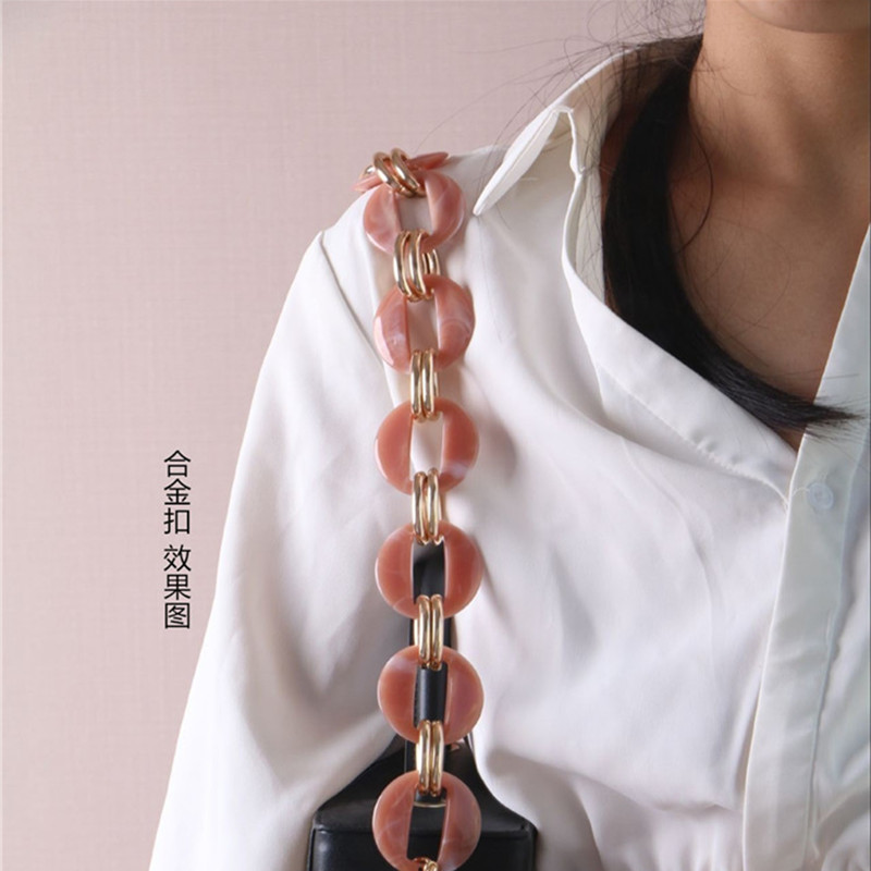 【集.MEI】浪漫的复古风高档亚克力耳环圈高颜值手提包链粗肩带在类目 服饰配件/皮带/帽子/围巾, 鞋包/皮带配件, 包配件, 包带中 - 来自Buy2taobao.com提供专业的淘宝代购服务