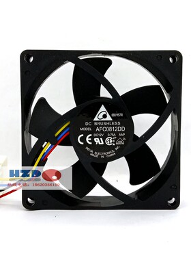 AFC0812DD全新原装Delta/台达8020 12V 0.75A 8cm4线 PWM散热风扇
