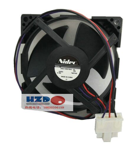 包邮全新U92C12MS7BA3-52冰箱冷藏散热风扇Nidec 12V 9CM Z20