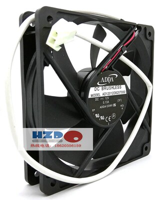 全新原装ADDA 12025 12V 0.13A AD12012DB257000散热风扇12CM静音