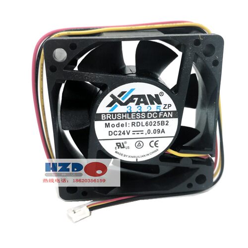 全新原装RDL6025B2新瑞联6025 24V 0.09A散热风扇HZDO