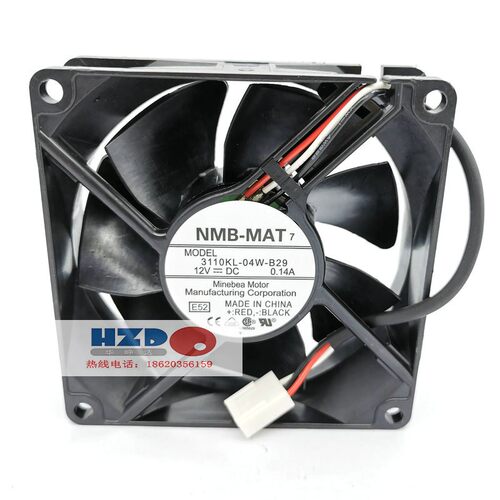 3110KL-04W-B29 B20全新原装NMB 8025 12v 0.14a散热风扇8CM3线