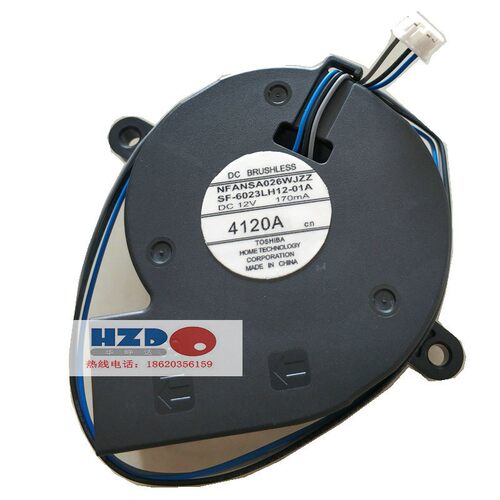 全新原装SF-6023LH12-01A投影仪涡轮散热风扇6023 12V 170mA HZDO